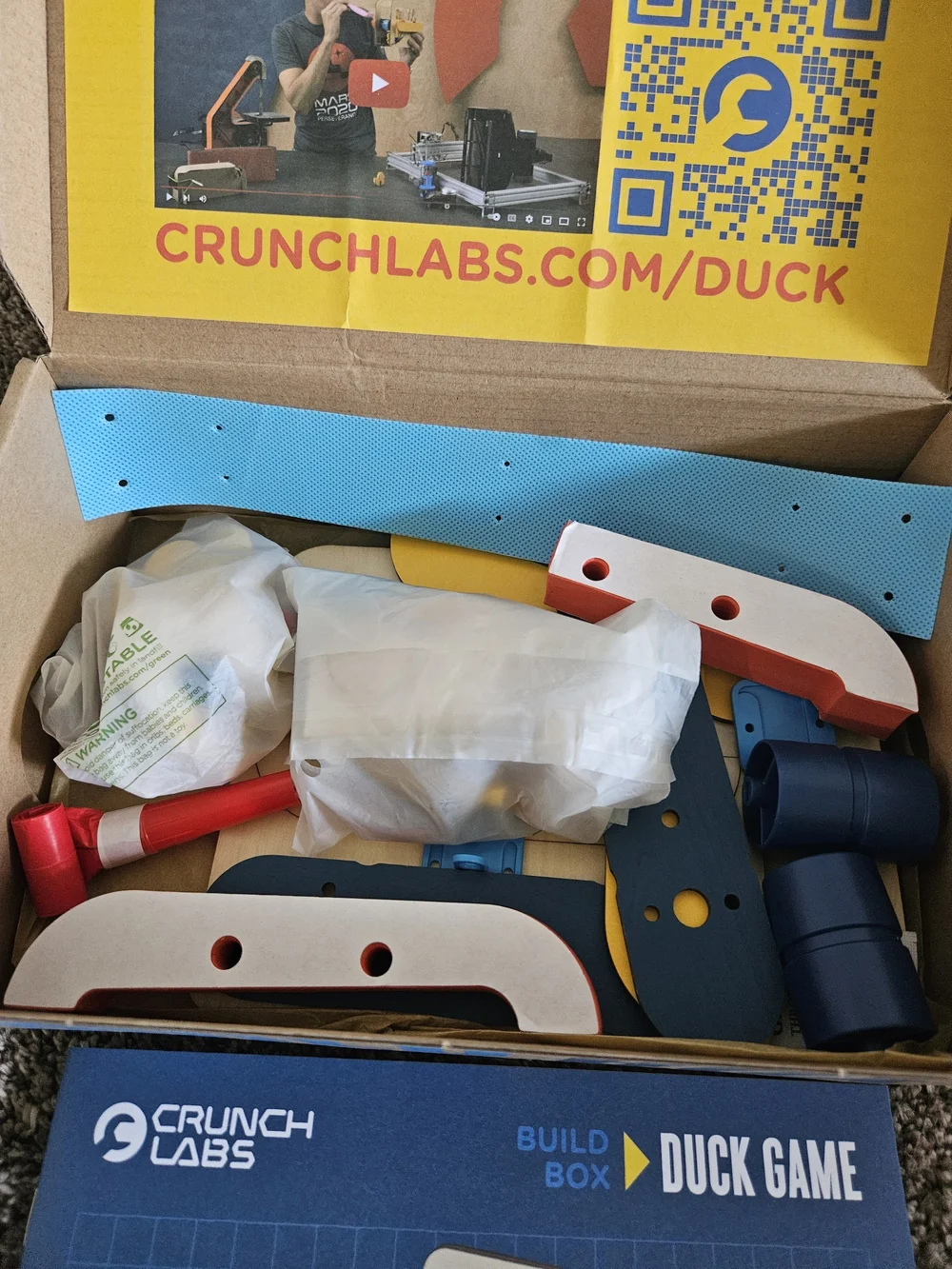 Crunch Labs Mark Rober Duck Game Build Box, Complete, New Open Box
